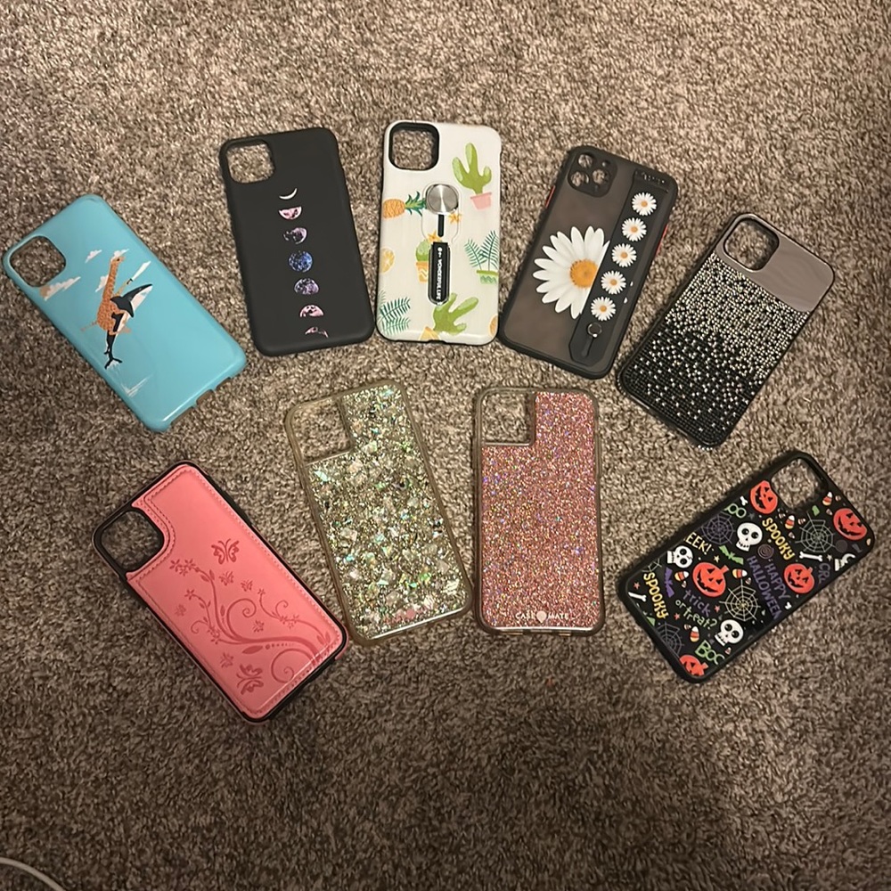 Lot of 9 iPhone 11 Pro Max cases